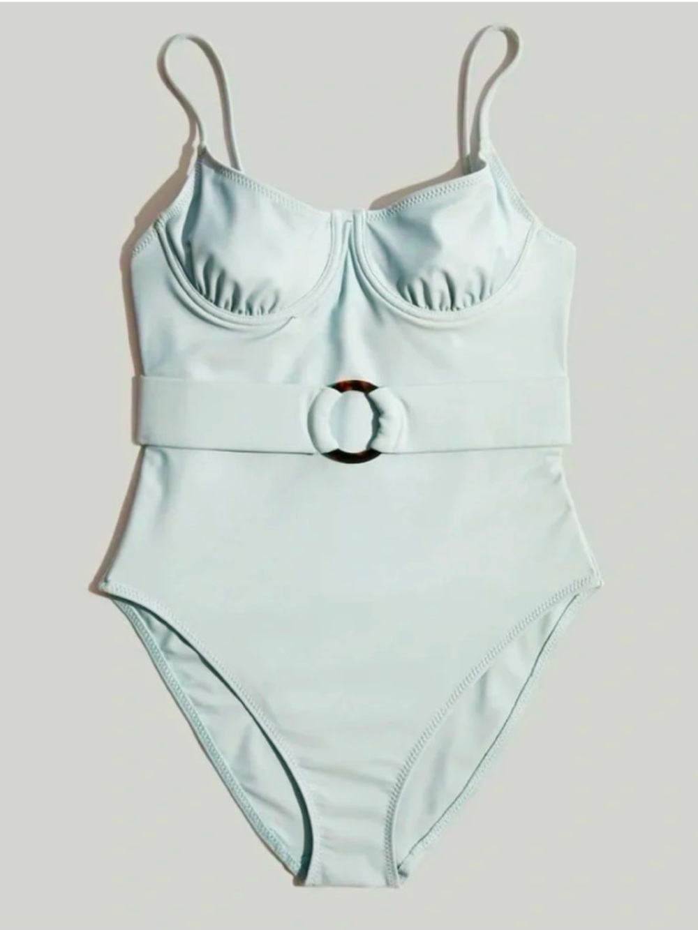 Solid & Striped Taylor Belted Swimsuit